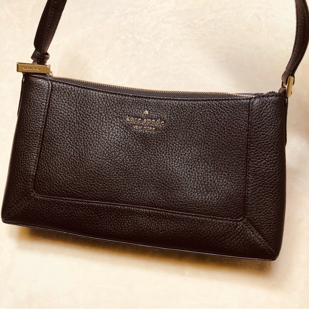 Kate Spade Dark Brown Leather Shoulder Bag